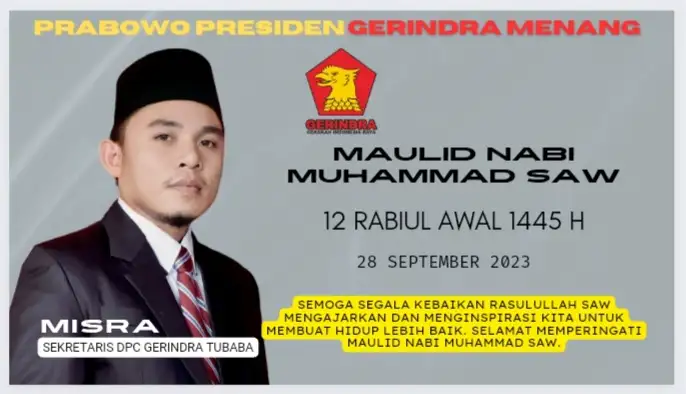 Misra : Selamat Merayakan Maulid Nabi Muhammad saw 2023