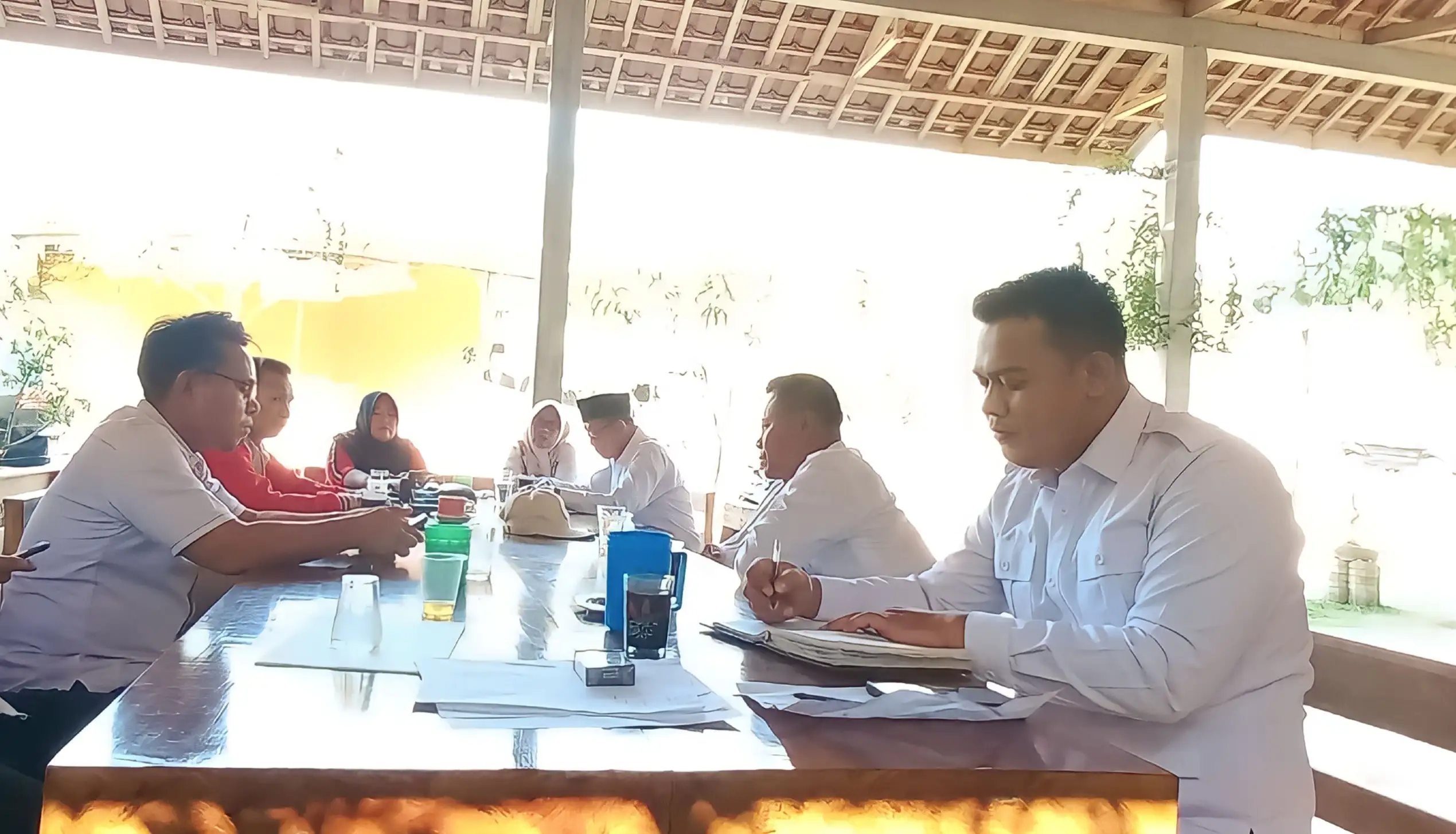 Tim Asistensi DPP Bappilu Partai Gerindra Kunjungi DPC Gerindra Tubaba Untuk Mengetahui Kesiapan Para Caleg