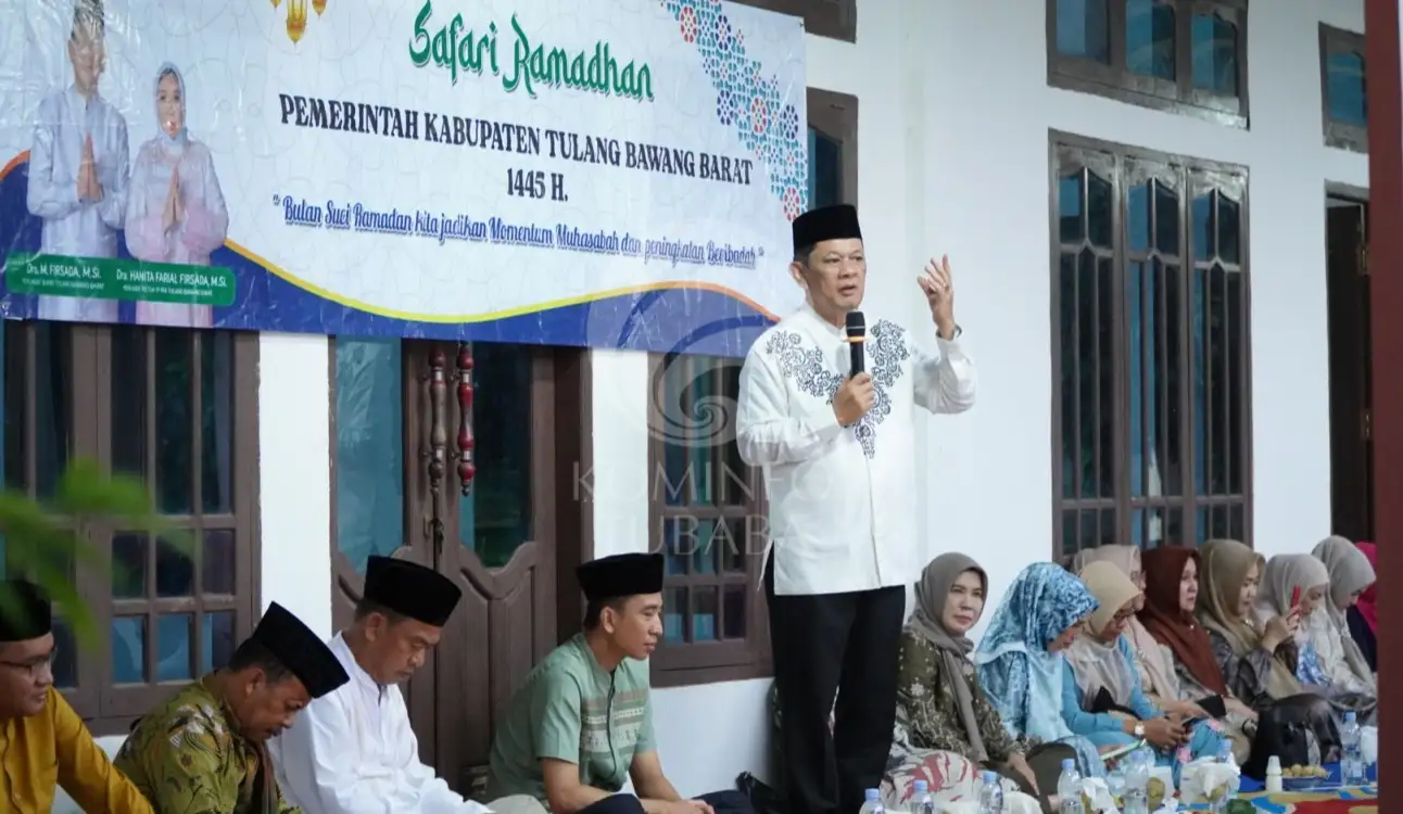 M. Firsada Melakukan Kunjungan Safari Ramadhan 1445 Hijriah di Tiyuh Indraloka