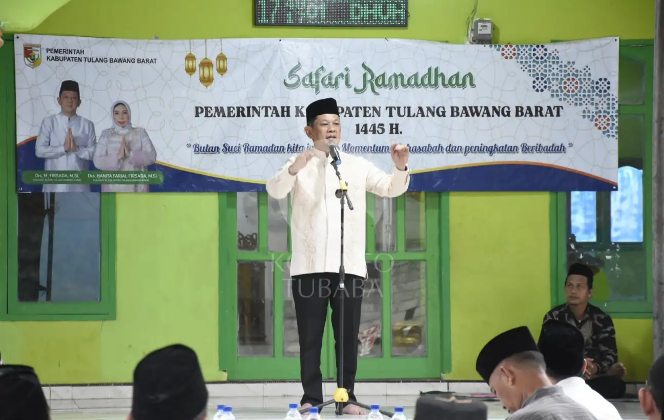 Pemkab Tubaba Lakukan Kunjungan Safari Ramadhan Di Tiyuh Panca Marga