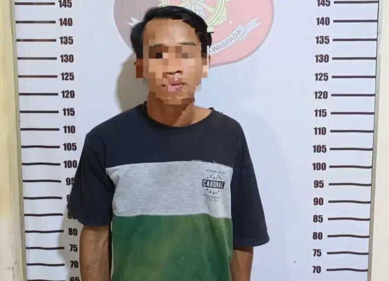 Polisi Tangkap Suami Tega Bacok Istri di Lampung Utara