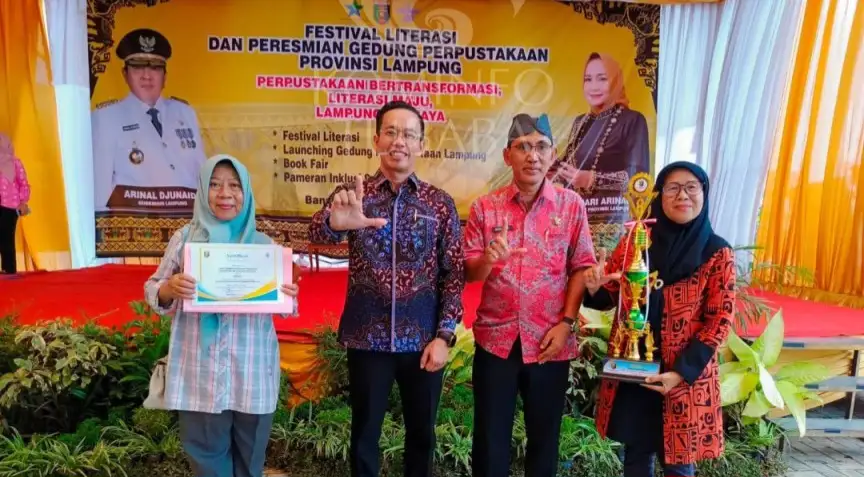 Dinas Perpustakaan Tubaba Raih Kembali Juara 1 Stand Pameran Inklusi Sosial