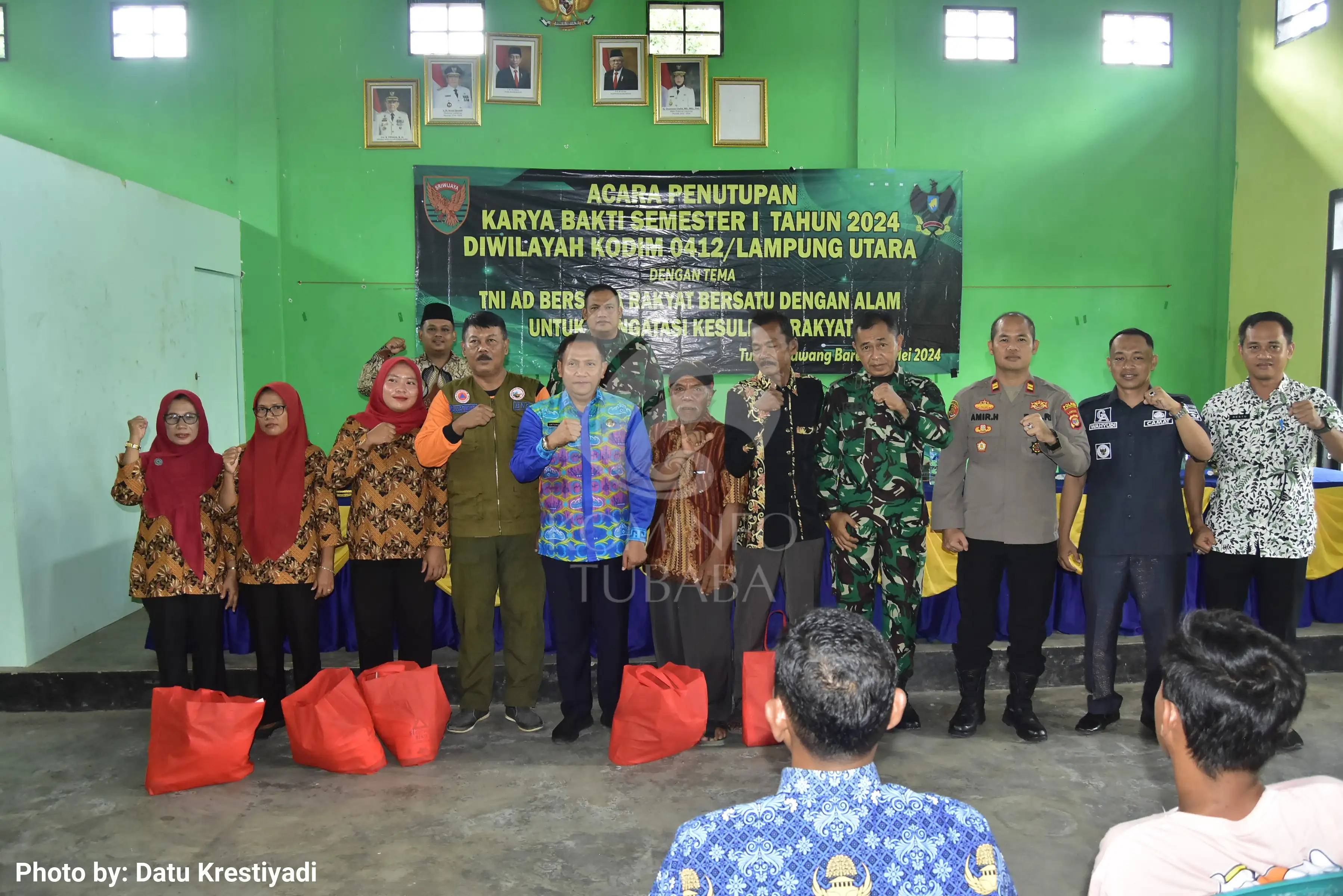 Staf Ahli Untung Budiono Tutup Kegiatan Karya Bakti TNI Kodim 0412/LU 2024