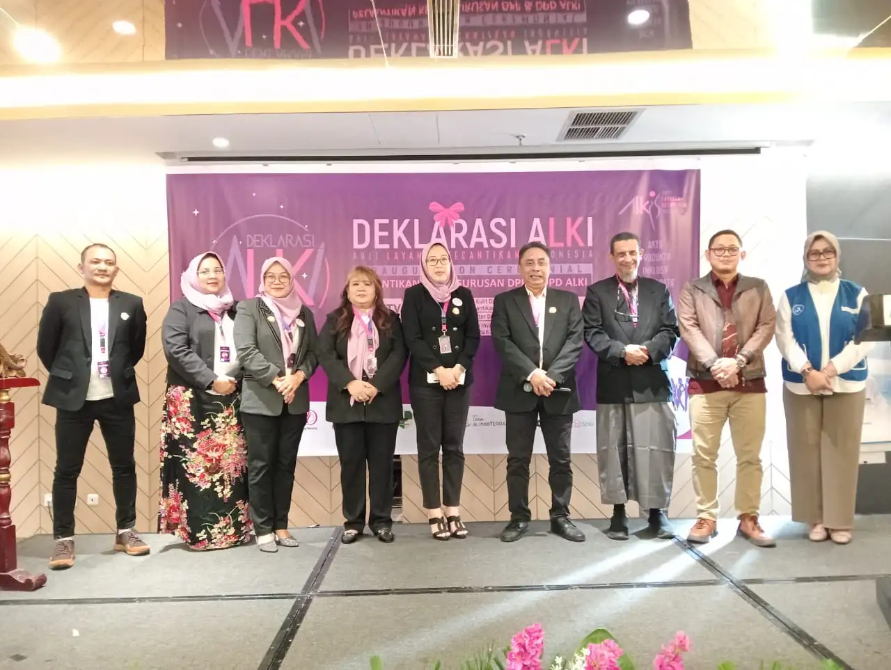 Deklarasi dan Pelantikan Dewan Pimpinan Pusat, Dewan Pimpinan Daerah, dan Dewan Pimpinan Cabang Organisasi Ahli Layanan Kecantikan Indonesia (ALKI)