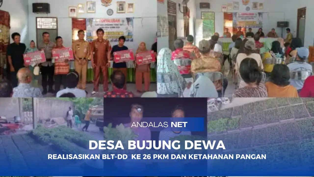 Pemerintah Tiyuh Bujung Dewa Salurkan BLT DD ke 26 KPM dan Ketahanan Pangan