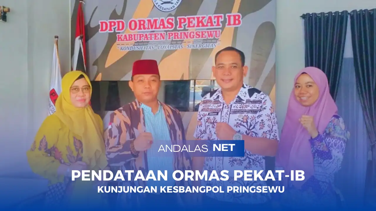 Kesbangpol Pringsewu Lakukan Kunjungan dan Pendataan Ormas PEKAT IB