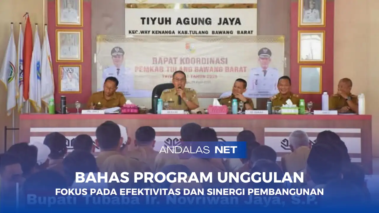 Pemkab Tubaba Gelar Rakor, Fokus pada Efektivitas dan Sinergi Pembangunan