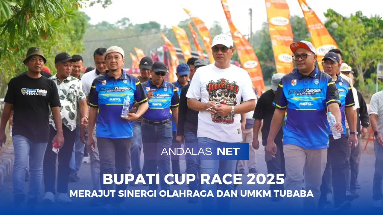Ribuan Warga Ramaikan Bupati Cup Race 2025 dan Bazar UMKM Tubaba