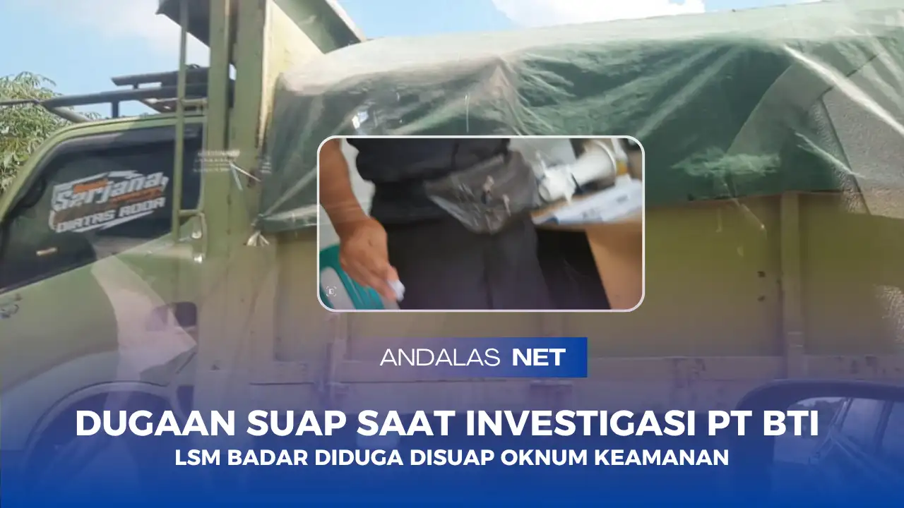 Petugas Keamanan PT BTI Tubaba Diduga Suap Tim LSM BADAR Saat Mempertanyakan Surat Klarifikasi