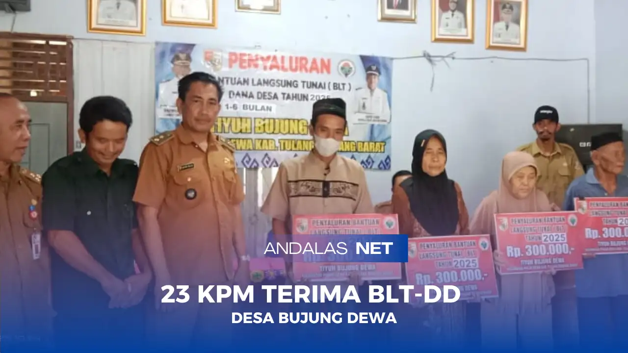 Pemerintah Tiyuh Bujung Dewa Salurkan BLT-DD Dan Insentif Kader untuk Periode Januari - Juni 2025