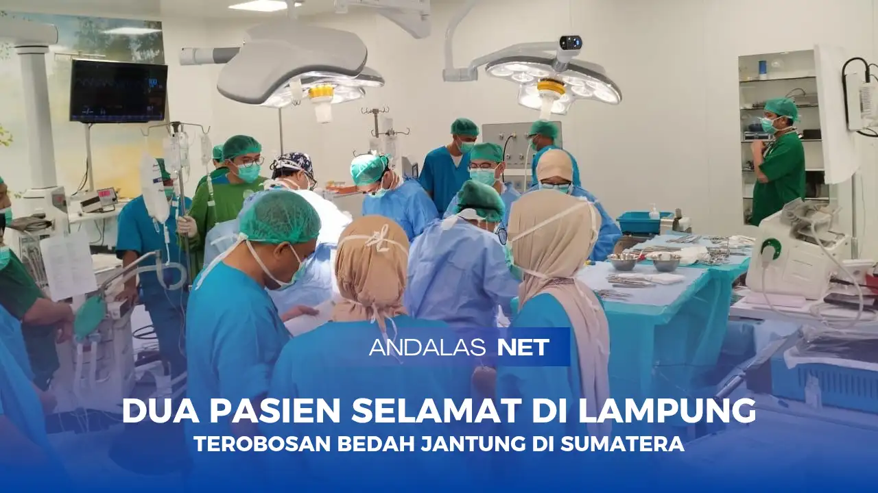RSUD Abdul Moeloek dan RS Jantung Nasional Sukses Jalankan Operasi Bypass Jantung ke-9 dan 10 di Lampung