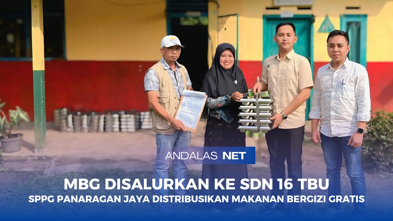 SPPG Panaragan Jaya Salurkan Makanan Bergizi Gratis ke SDN 16 Tulang Bawang Udik