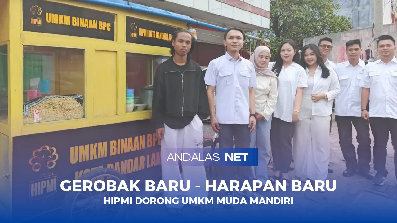 Dukung Ekonomi Kerakyatan, HIPMI Bantu UMKM Muda Lewat Gerobak dan Modal Usaha