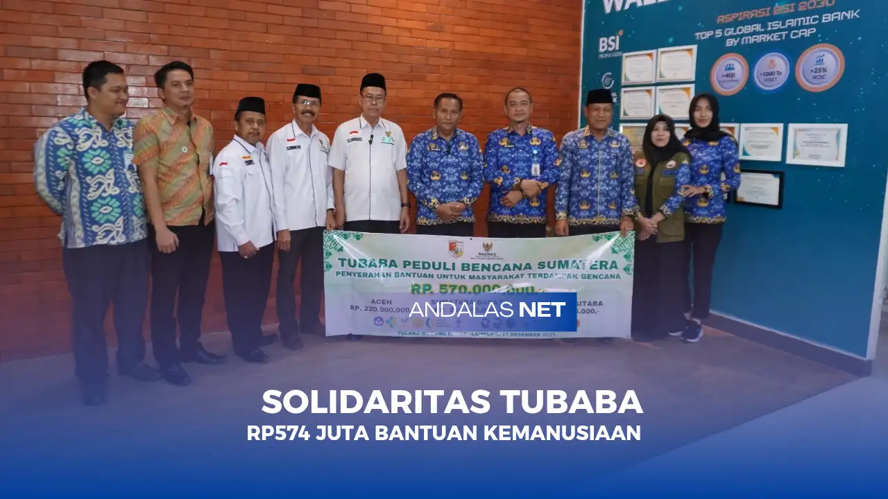Pemkab Tubaba Salurkan Donasi Kemanusiaan Senilai Rp574 Juta untuk Korban Banjir Bandang