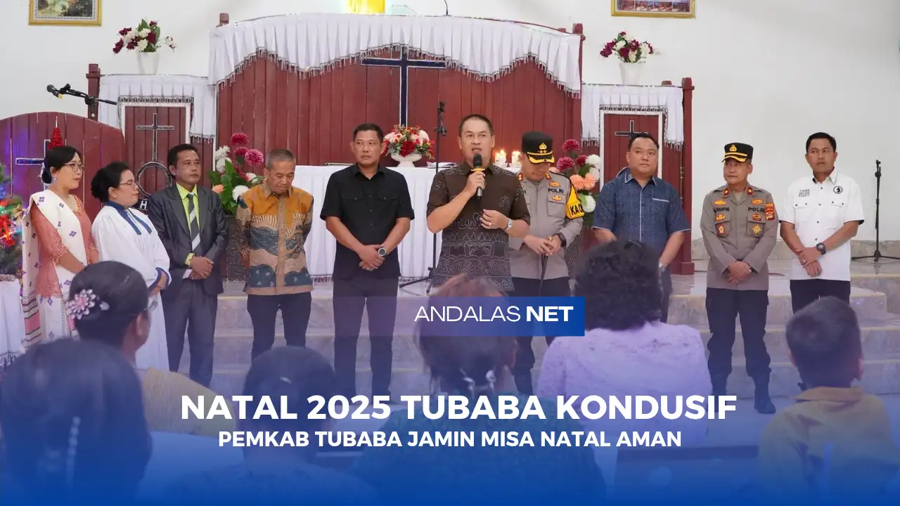 Jamin Keamanan dan Toleransi, Pemkab Tubaba Tinjau Pelaksanaan Misa Natal 2025