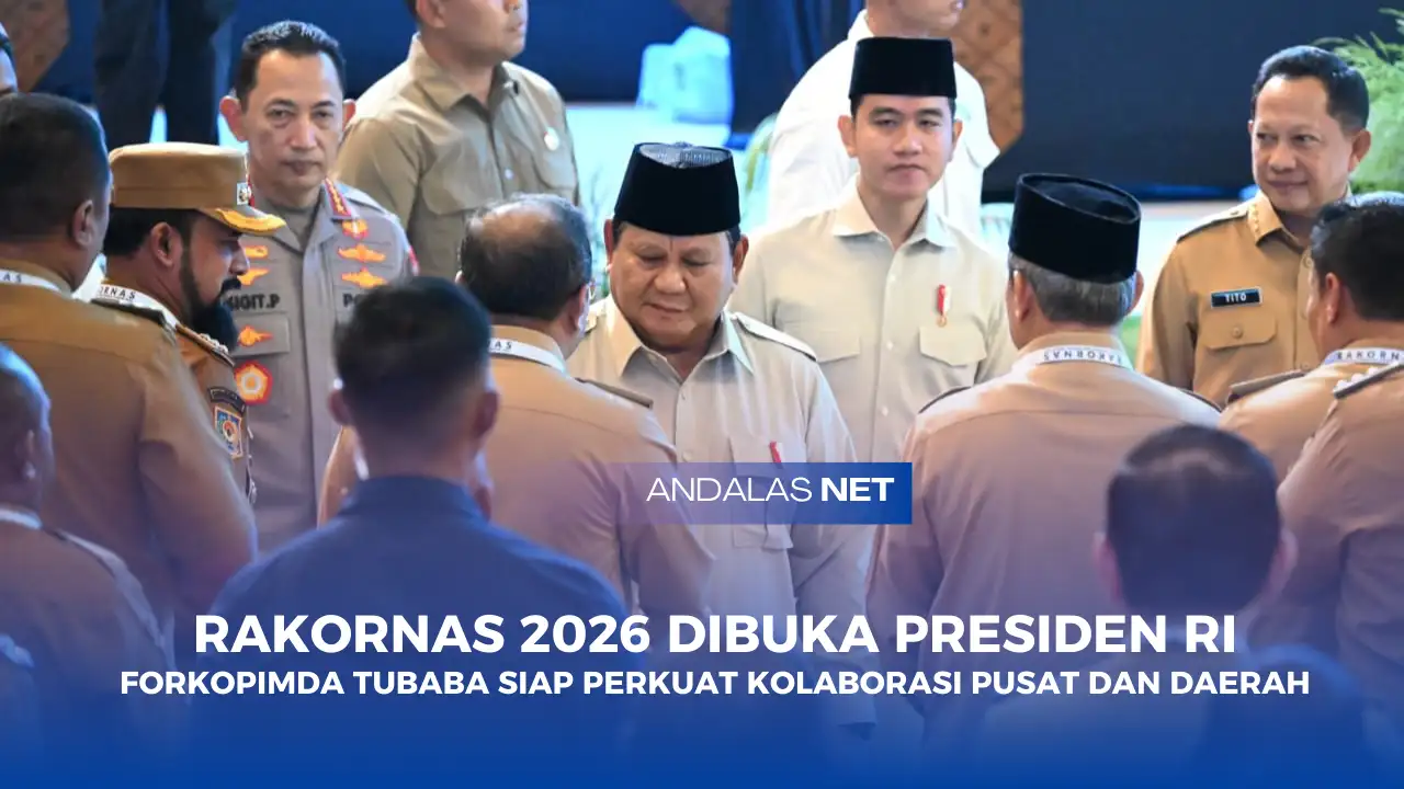 Presiden Prabowo Tekankan Penanganan Sampah di Rakornas 2026, Forkopimda Tubaba Hadir
