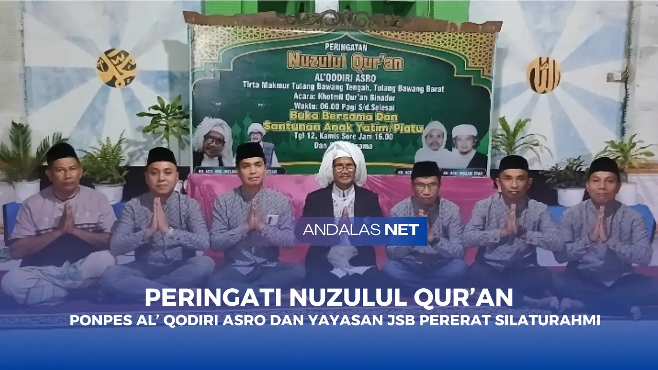 Silaturahmi Nuzulul Qur’an, Yayasan JSB Dukung Pembinaan Generasi Qur’ani di Tubaba