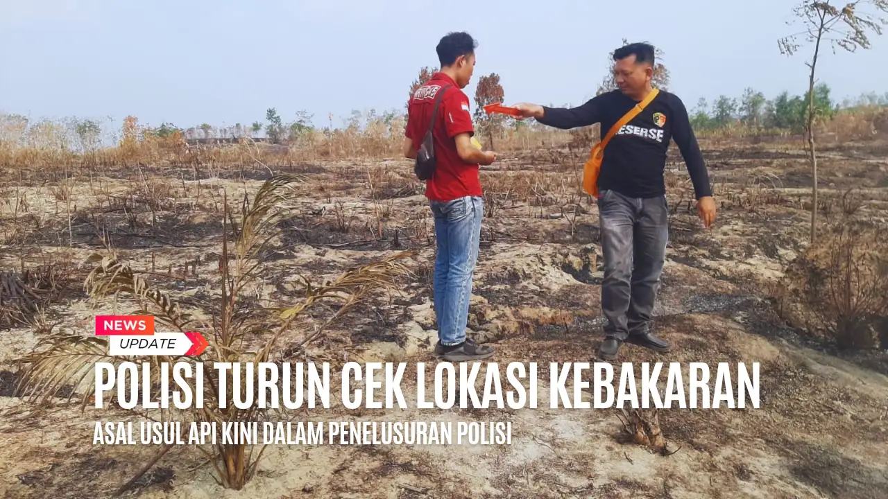 Kebun Sawit Warga Terbakar, Pemilik Layangkan Pengaduan ke Polres Tubaba