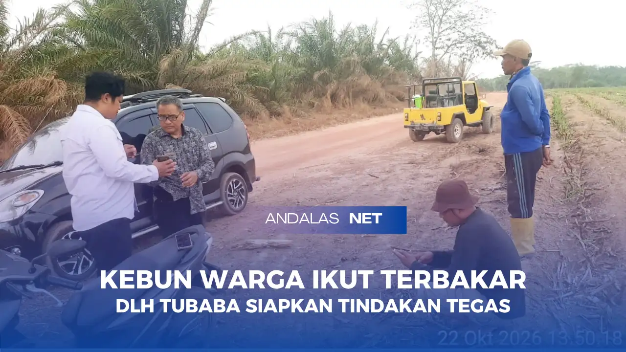 DLH Tubaba Sidak Kebun Tebu di Tulang Bawang Udik Usai Keluhan Polusi Asap dan Kebakaran